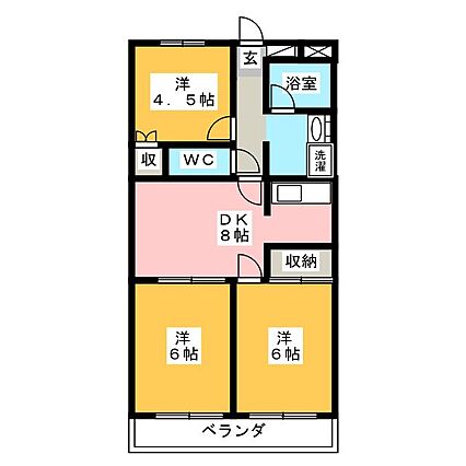 アビタシオン中田_間取り_0