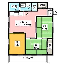 鈴木ビル  ｜ 静岡県静岡市駿河区みずほ４丁目（賃貸マンション3LDK・2階・62.72㎡） その2