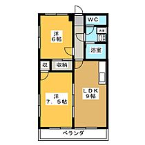 アストロ  ｜ 静岡県静岡市駿河区西島（賃貸マンション2LDK・2階・47.40㎡） その2