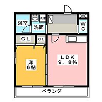 Ｐｒｏｎｔｏｎ  ｜ 静岡県静岡市駿河区八幡２丁目（賃貸マンション1LDK・4階・40.00㎡） その2