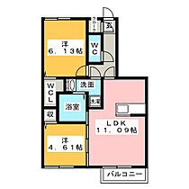 イリゼ  ｜ 静岡県静岡市駿河区高松（賃貸アパート2LDK・1階・51.94㎡） その2