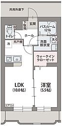 間取図画像 1LDK
