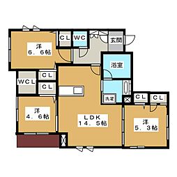 イゾラ・エテルナ 3LDKの間取図画像