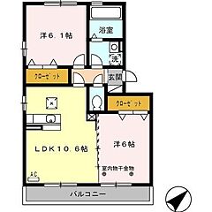 物件の間取り