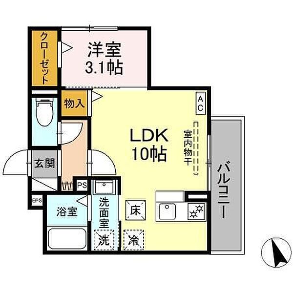 仮）Ｄ－ｒｏｏｍ元目町 305｜静岡県浜松市中央区元目町(賃貸アパート1LDK・3階・33.87㎡)の写真 その1