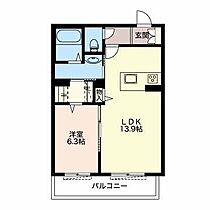 グランフィオーレ曳馬  ｜ 静岡県浜松市中央区曳馬２丁目（賃貸マンション1LDK・3階・48.59㎡） その2