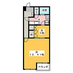 ARCO10 2Kの間取図画像