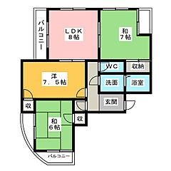 物件の間取り