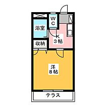 ＣＦＳはつおいI  ｜ 静岡県浜松市中央区初生町（賃貸アパート1K・1階・24.30㎡） その2