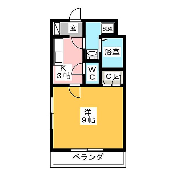 サリエンテ代官山II ｜静岡県浜松市中央区幸３丁目(賃貸マンション1K・2階・28.80㎡)の写真 その2