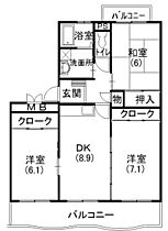 パルコート  ｜ 静岡県浜松市中央区葵西３丁目（賃貸マンション3LDK・3階・65.86㎡） その2