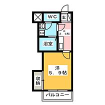 ホワイトコーポI  ｜ 静岡県浜松市中央区富塚町（賃貸マンション1K・2階・22.40㎡） その2