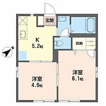 シェゾワ21  ｜ 静岡県浜松市浜名区小松（賃貸アパート2K・2階・33.69㎡） その2