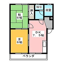 間取図画像 2DK