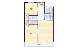 Re・Pose半田山 2LDKの間取図画像