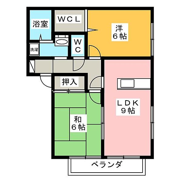 シャルムコートII・III ｜静岡県浜松市中央区篠ケ瀬町(賃貸アパート2LDK・1階・51.03㎡)の写真 その2