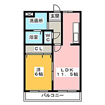 エスペランサ  ｜ 静岡県浜松市中央区佐藤１丁目（賃貸マンション1LDK・4階・42.75㎡） その2