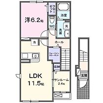 ホワイトルーム恩地 203 ｜ 静岡県浜松市中央区恩地町99-2（賃貸アパート1LDK・2階・50.96㎡） その2