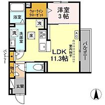 D-Hills篠ケ瀬 303 ｜ 静岡県浜松市中央区篠ケ瀬町676（賃貸アパート1LDK・3階・37.87㎡） その2