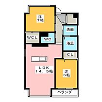 フルール・ド・リス  ｜ 静岡県浜松市中央区三島町（賃貸マンション2LDK・4階・65.59㎡） その2