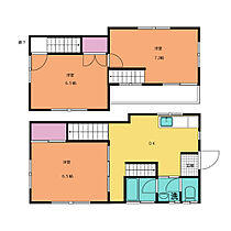 静岡県浜松市中央区瓜内町682-3（賃貸一戸建3DK・2階・67.28㎡） その2