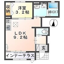 フォールブラン 101 ｜ 静岡県浜松市中央区小池町2506(仮)（賃貸アパート1LDK・1階・37.02㎡） その2