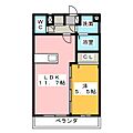 グランソレイユ3階6.8万円