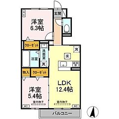 物件の間取り