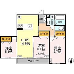 物件の間取り