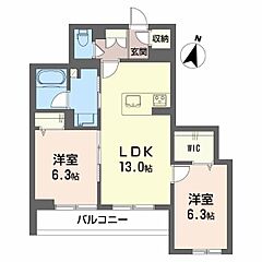 物件の間取り