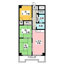 ベルシャイン竹原B  ｜ 静岡県駿東郡長泉町竹原（賃貸マンション3LDK・6階・55.00㎡） その2