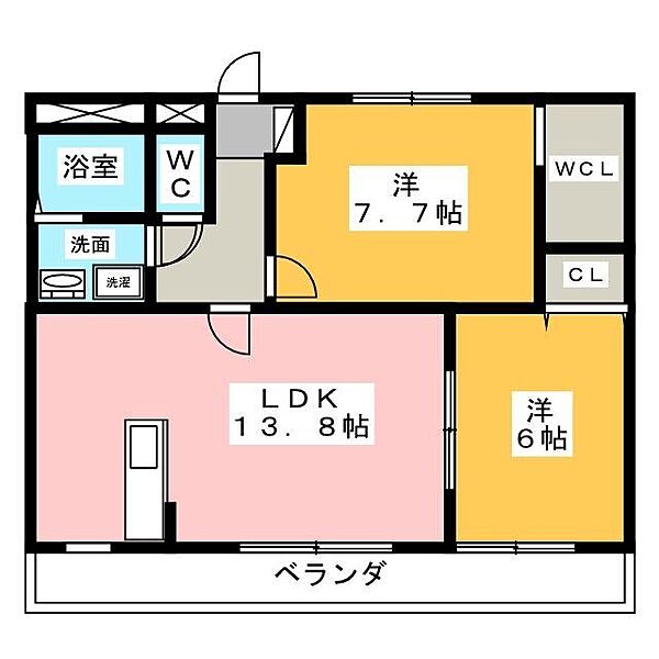 フォレストコート ｜静岡県駿東郡長泉町納米里(賃貸マンション2LDK・2階・60.75㎡)の写真 その2