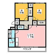 シャンペトル  ｜ 静岡県三島市谷田（賃貸マンション2LDK・2階・63.24㎡） その2