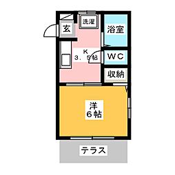 間取図画像 1K