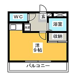 アーバン ワンルームの間取図画像