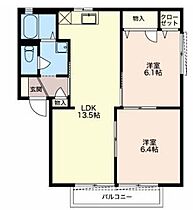 レーヴェン　Ｃ  ｜ 静岡県藤枝市本町２丁目（賃貸アパート2LDK・1階・54.57㎡） その2