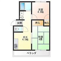 エステートピアひまわり3 2055 ｜ 静岡県藤枝市高柳１丁目21-20（賃貸アパート2DK・2階・37.40㎡） その2