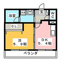 カンパネラＹＡＯＫＩＣＨＩ  ｜ 静岡県島田市本通２丁目（賃貸マンション1DK・2階・30.74㎡） その2