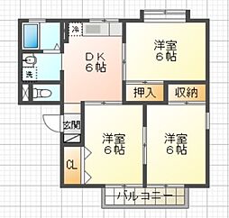 🉐敷金礼金0円！🉐イーストニュータウンＡ