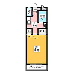 Bonbonniere 1Kの間取図画像