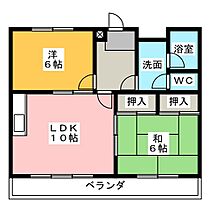 マーブルパレスII  ｜ 静岡県掛川市富部（賃貸アパート2LDK・2階・49.50㎡） その2