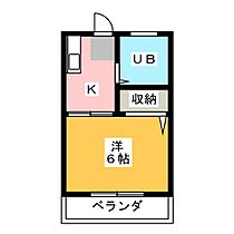 メゾンドパラディ  ｜ 静岡県掛川市中央高町（賃貸アパート1K・2階・20.46㎡） その2