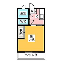 シティハイムフカツA  ｜ 静岡県袋井市旭町１丁目（賃貸アパート1K・1階・23.64㎡） その2