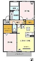 静岡県袋井市愛野南１丁目（賃貸アパート2LDK・1階・59.59㎡） その2