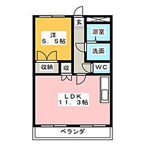 ルナ・エスペランサI  ｜ 静岡県掛川市長谷３丁目（賃貸マンション1LDK・2階・41.04㎡） その2