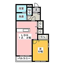 ボニート欅  ｜ 静岡県菊川市赤土（賃貸アパート1LDK・1階・45.72㎡） その2