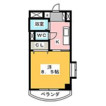 シャトーボナール  ｜ 静岡県掛川市南１丁目（賃貸マンション1K・4階・27.98㎡） その2