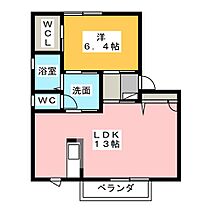 ステラメゾン　Ｃ棟  ｜ 静岡県袋井市愛野南１丁目（賃貸アパート1LDK・1階・46.51㎡） その2