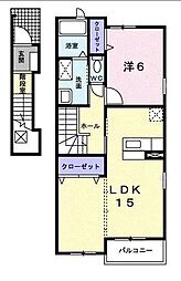 プラニシエ 1LDKの間取図画像