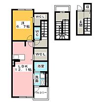 ラ・パルタージュ  ｜ 静岡県富士市伝法（賃貸アパート1LDK・3階・59.21㎡） その2